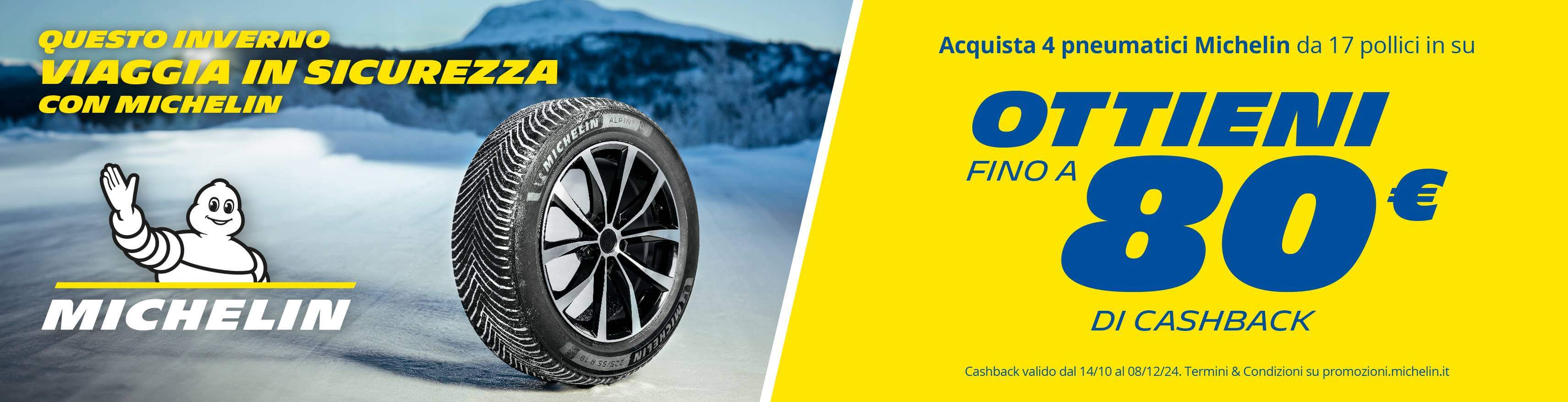 Promozione Pneumatici Michelin cambio gomme 2024