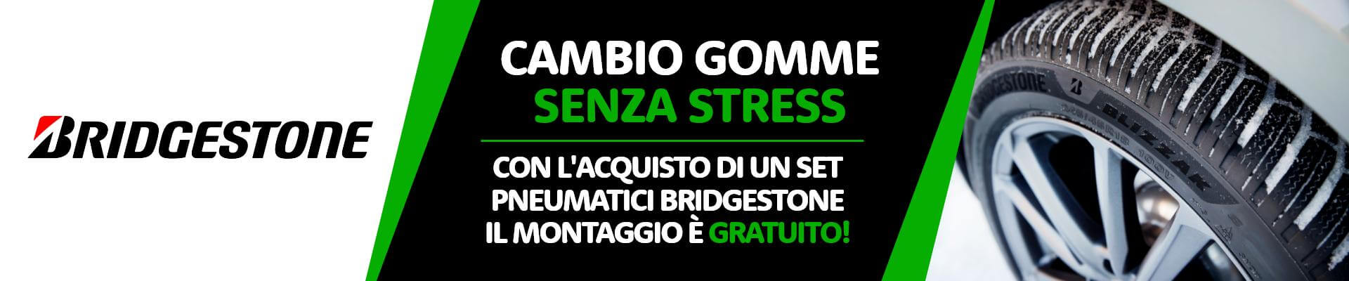 Promozione Pneumatici Bridgestone cambio gomme 2024